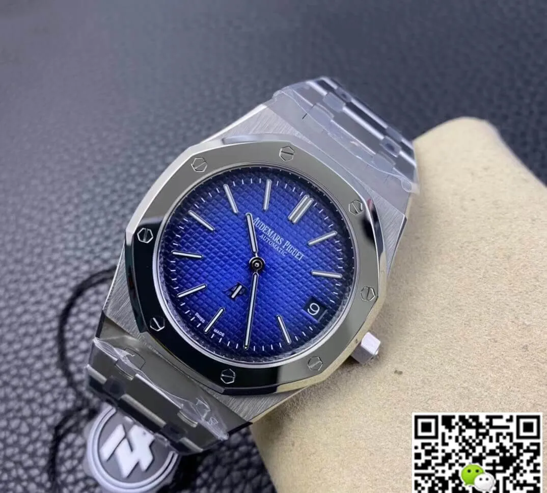 Audemars Piguet Royal Oak 15202IP.OO.1240IP.01 ZF Factory 1:1 Best Edition Replica Watch Blue Dial